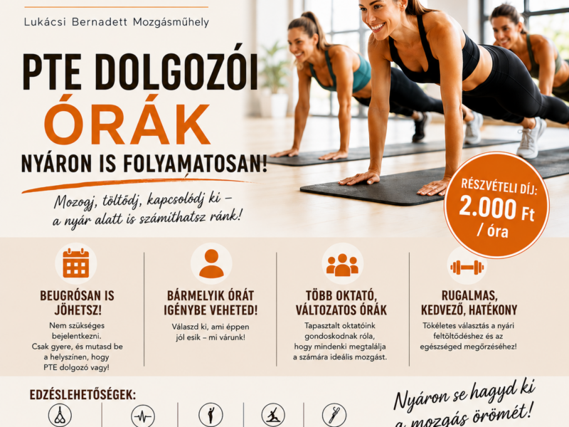 PTE Dolgozói Sport a Balance fitness Pécs -ben